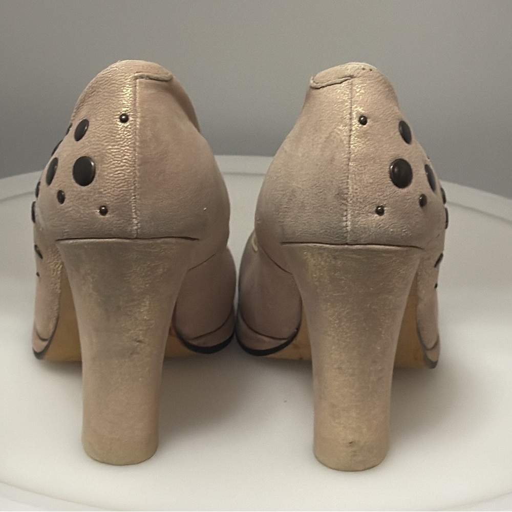 Authentic Ted Baker Designer Studded Leather Heel… - image 6